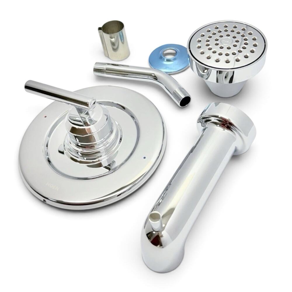 MOEN Gibson T2903EP Posi-Temp Tub and Shower Faucet Trim Kit in Chrome Open Box